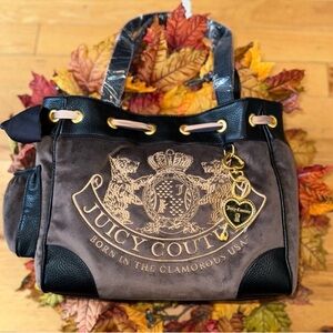 Juicy Couture UK exclusive brown and black daydreamer NWT